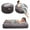 Grey, variant on BYBYME Bean Bag Chair Bed for Kids,Convertible Bean Bag Folds from Lazy Chair to Floor Mattress Bed, Machine Washable Corded Fabric,Stuffed Floor Sofa Couch for Boys and Girls,Pink