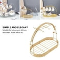 thumbnail image 4 of Mug Holder Stand Iron, Coffee Cups Rack Dishes Organizer With 6 Hooks, Mug Drainer For Counter Cabinet Table Kitchen Office, 4 of 8