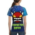 thumbnail image 3 of Geometry Dash Kids T-Shirt 3d Printed Graphic T-Shirts Boys And Girls Short Sleeve Shirts For Youth Kids X-Small, 3 of 7