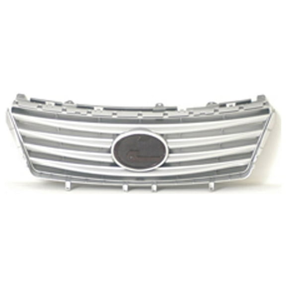 New Aftermarket Silver And Black Front Grille 5311233080 One Piece fits 2010-2012 Lexus ES350