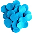 thumbnail image 1 of Playfully Ever After Neon Blue Craft Felt Circles (1.5 Inch - 94pc), 1 of 5