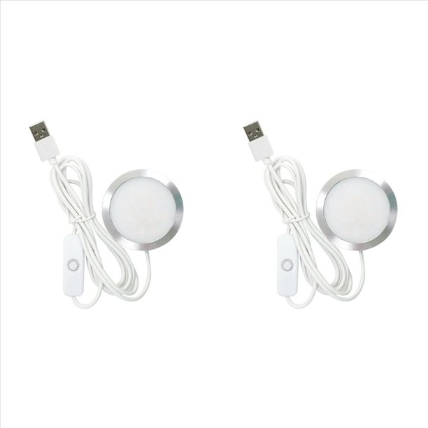 2X Kit de Lámpara LED DIY: Solo Accesorios de Hardware, NO Piezas Impresas en 3D, Proyecto de Iluminación Personalizado de Bajo Consumo y Luz Brillante