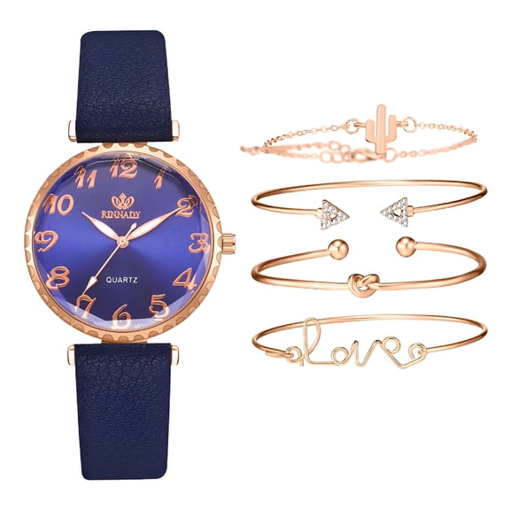 DESIGNICE Watch for Women Style Fashion Watch Luxury Leather Band Analog Quartz Wristwatch Ladies