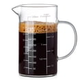 thumbnail image 1 of Vaso medidor de vidrio Hlukana 500 ml de borosilicato, 2 tazas, 1 of 7
