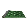 thumbnail image 2 of Ahgly Company Indoor Round Persian Emerald Green Traditional Area Rugs, 3' Round, 2 of 4