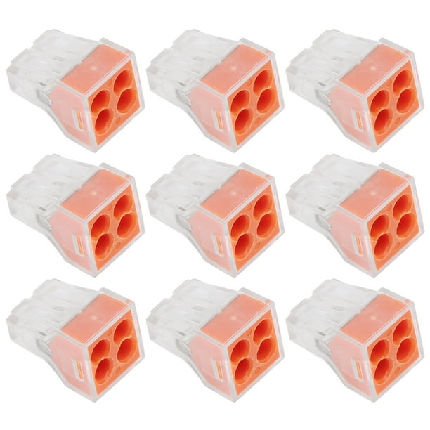 Cable paralelo, 50 piezas Conector de cable Kit de bloque de terminales de conector de cable rápido sin torsión Funcionalidad de alta precisión