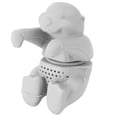 thumbnail image 2 of Miangastore Cute Otter Tea Infuser for Loose Leaf Tea Diffuser 1 Set Silicone Kitchen Tools Gadgets Grey, 2 of 8