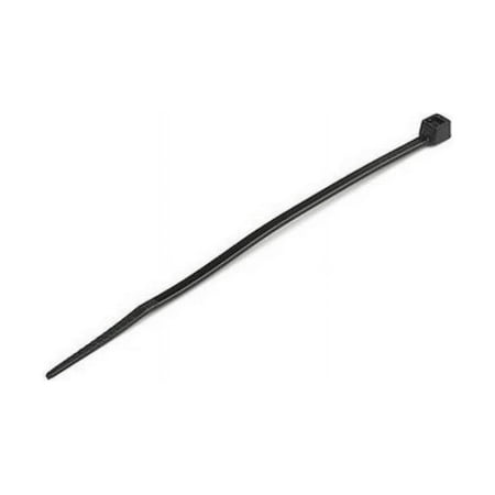 UPC: 0841567000993 | 4XEM 100 Pack 10  Cable Ties Black Medium Nylon/Plastic Zip Tie 4X10ZIPTIE100B