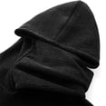 thumbnail image 5 of Fleece Hoodies for Men Cowl Neck Sweatshirts Hood with neck Casual Pullover Fall Winter,Black,2XL, 5 of 9