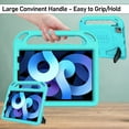 thumbnail image 5 of LTROP Case for iPad Air 5th/4th Generation Case(2022/2020), iPad Pro 11 Case 2021/2020/2018, Built-in Screen Protector, Shockproof Handle Stand Kids Case for iPad Air 5/4 10.9” & iPad Pro 11”, Teal, 5 of 8