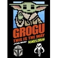 thumbnail image 2 of Men's Star Wars: The Mandalorian Grogu 8-Bit Poster Graphic Tee Black 2X Large, 2 of 5