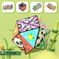 thumbnail image 3 of Cubo plegable con forma de panda para niños. Rompecabezas giratorio. Cubo para el estrés, la ansiedad y los viajes. 4 en 1. Cubos para niños. Y, 3 of 7