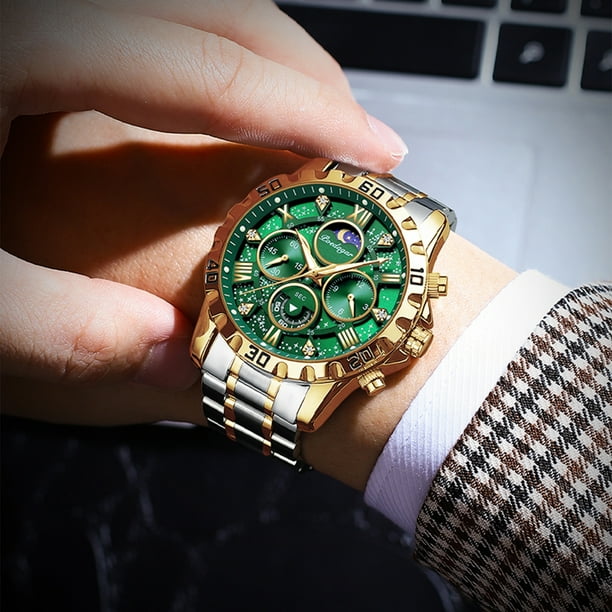 Poedagar Man Wristwatch Waterproof Luminous Chronograph Men's Quartz Watch Stainless Steel Casual Sports Men Watches