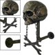 thumbnail image 4 of Motorcycle Helmet Mount, Skull Helmet Holder Wall Mounted Skull Design, 4 of 5