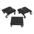 thumbnail image 4 of 3-Piece 1500lbs Snowmobile Dolly Set with 360° Swivel Casters Black, 4 of 14