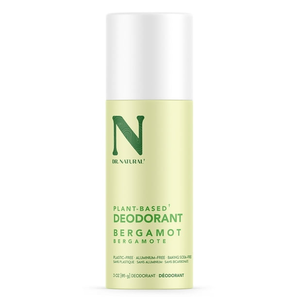 Desodorantes en barra - Bergamota de Dr. Natural para unisex - Desodorante en barra de 3 oz