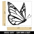 thumbnail image 2 of Flying Butterfly Self-Inking Rubber Stamp Ink Stamper - Lime Green Ink - Small 1 Inch, 2 of 7