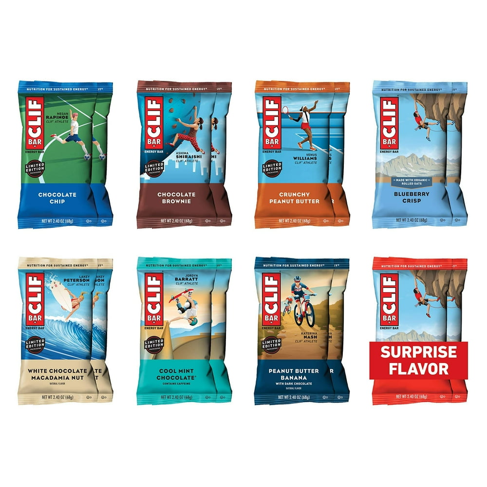 CLIF BAR Energy Bars Best Sellers Variety Pack (2.4 Ounce Protein