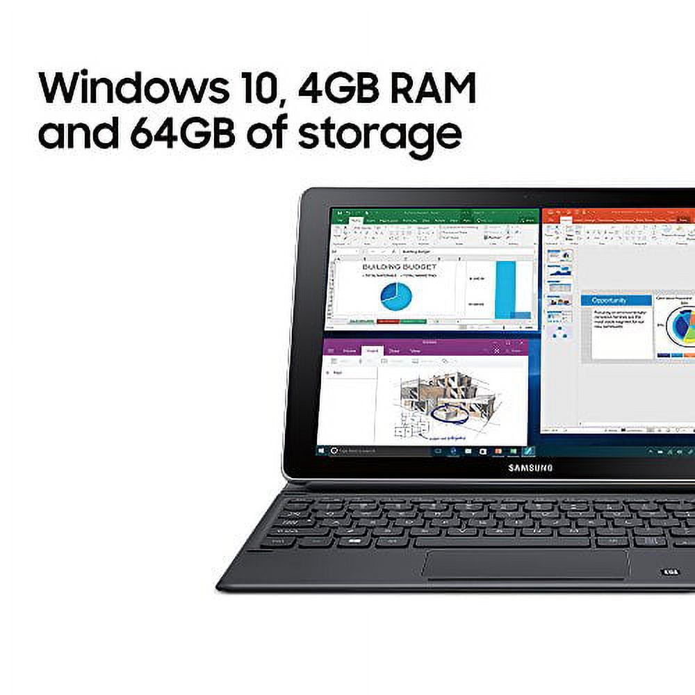 Galaxy Book 10.6”, 2-in-1 PC, Silver (64GB) Tablets - SM