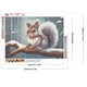 thumbnail image 2 of 5D DIY completo redondo taladro diamante pintura nieve animal kit decoración del hogar arte arte, 2 of 9
