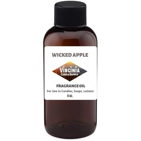 Wicked Apple Fragrance Oil Our Version of The Brand Name 4 oz Bottle for Candle Making, Soap Making, Tart Making, Room Sprays, Lotions, Car Fresheners, Slime, Bath Bombs, Warmers