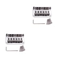 thumbnail image 1 of Sonducket Guitar Saddle Tailpiece Professional Repair Accessories Replace Replacement Fixed Component Bridge Fitting Instrument String 2piezas, 1 of 6