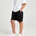 thumbnail image 4 of KICILVS Boys Sweat Shorts with Cargo Pockets Elastic Waist Summer Casual Shorts for Everyday Lounge Wear Daily Bottoms 3-12 Years, 4 of 6