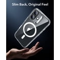 thumbnail image 4 of ESR for iPhone 17 Case, Magnetic Phone Case for iPhone 17, Compatible with MagSafe, Camera Control, Shockproof Military-Grade Protection, Clear, 4 of 7