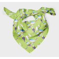 thumbnail image 3 of Bimba Green Whale Ocean Pure Silk Printed Head Bandanas Summer Neck Wrap Scarf 40 x 40 Inches, 3 of 6