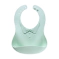 thumbnail image 2 of Baberos de silicona para bebé, cómodos Baberos de silicona impermeables para bebés y niños pequeños, sin BPA, con bolsillo para recoger alimentos, 2 uds., 2 of 5