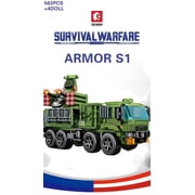 SEMBO 207202 Warfare - Armored Rocket Launcher S1 Building Block Set