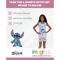 thumbnail image 3 of Conjunto de atuendo Disney Lilo & Stitch, camiseta sin mangas y pantalones cortos rosas 14-16, 3 of 7