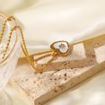 thumbnail image 2 of Sunyuer Vintage Heart Imitation Pearl Titanium Steel Necklace | High-End Fade-Resistant Accessory for Women, 2 of 7
