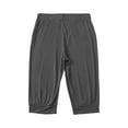 thumbnail image 4 of DYMADE Casual Drawstring Pull On Women Calf-Length Cropped Pants, 4 of 6