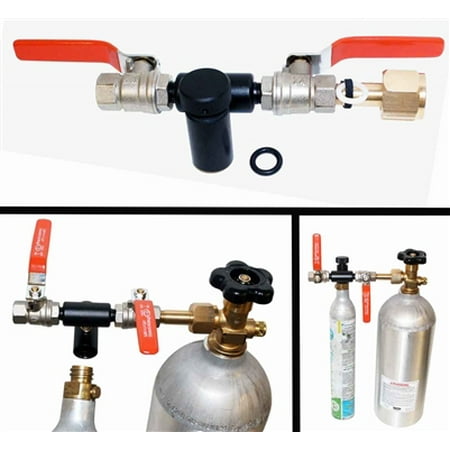 

Soda Machine To Bulk CO2 CGA-320 Tank Refill System.