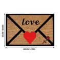 thumbnail image 3 of zhangmingg Envelope Design Heart Shaped Area Rug Soft Floor Mat for Valentine's Day Anniversary Wedding Bedroom, 3 of 6