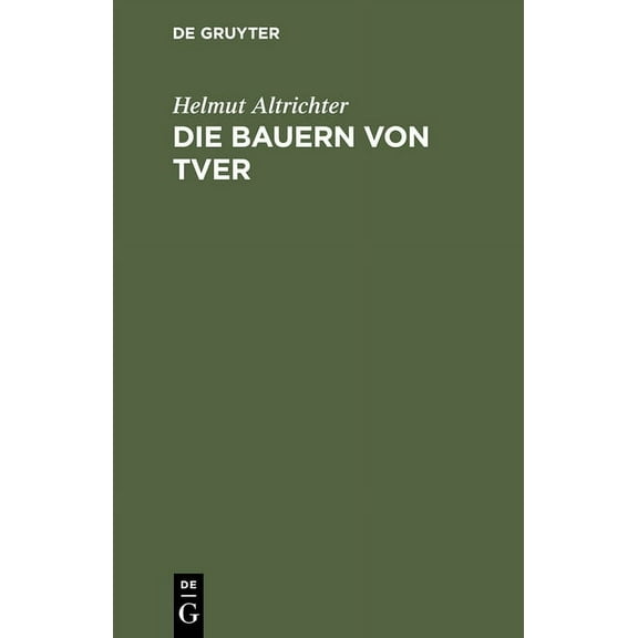 Die Bauern von Tver, (Hardcover)