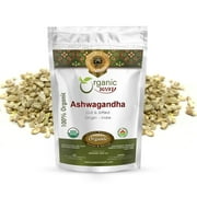 Organic Way Ashwagandha Root Cut & Sifted (Withania Somnifera) - Anxiety & Stress Relief | Organic & Kosher Certified | Vegan, Non GMO & Gluten Free | USDA Certified | Origin - India (1/2 lbs / 8 oz)