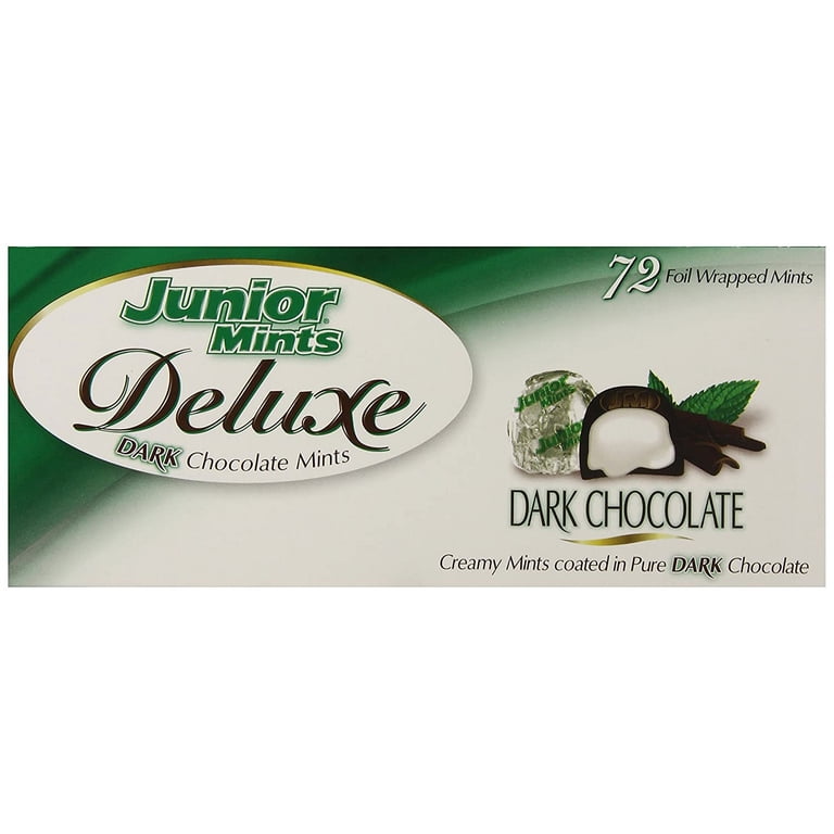 Junior Mint Deluxe Dark Chocolate Coated, 72-Count Box - Walmart.com
