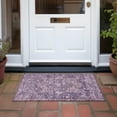 thumbnail image 6 of Addison Rugs Chantille Indoor/Outdoor Transitional Geometric, Abstract Eggplant Washable Rectangle Rug, 1'8" x 2'6", 6 of 6