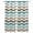 Multicolor, variant on Geometric Turquoise Ombre Blackout Curtains for Bedroom Living Room Darkening Curtains 63 Inches Long Modern Gradient White Ocean Striped Window Curtain 2 Panels Set Window Treatment Drapes 42"x63"