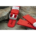 thumbnail image 4 of Morellato Byte (Ec) Silicone Watch Strap - Red - 20mm - Sandblasted Stainless Steel Buckle - SMART WATCH Collection, 4 of 10
