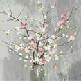 thumbnail image 2 of Delicate Pink Blooms by Asia Jensen, Canvas Wall Art, 12W x 12H, 2 of 2