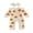 Orange, variant on RUINIXCW Newborn Baby Girl Halloween Outfit Infant Baby Girl Fall Winter Clothes Waffled Romper Pumpkin Ghost Embroidery Ruffled Long Sleeve Zipper Jumpsuits Headband Set