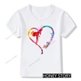thumbnail image 3 of Dance Heart Kids T Shirt Dance Taekwondo Girls Printed Summer Sports T-shirt for Kids Aliexpress Uk Stranger Things Tops Tee, 3 of 5