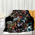 thumbnail image 3 of Newhomestyle Fashion Halloween Horror Movie Film Character Throw Blanket, Flannel Blankets and Throws for Better Relaxing, Supe Soft Air Condition Blanket 60x80 in, 3 of 5