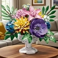 thumbnail image 4 of Remocguys Bouquet Building Sets Compatible with Lego Flowers Clusters Botanical Collection With Vase for Adults Girls 1081PCS, 4 of 8