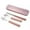 Pink, variant on Moocorvic Three-Piece Cutlery Stainless Steel Travel Utensils Reusable Utensils Set with Case School Supplies Durable Cutlery Box Travel Environmental Protection