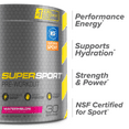 thumbnail image 4 of (2 pack) C4 Super Sport Pre-Workout Powder, Watermelon, Energy, Strength & Power, 30 Servings, 4 of 10