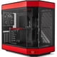 thumbnail image 1 of Gabinete Gamer HYTE Y60 E-ATX Media Torre 3 FAN Cristal Templado USB-C Rojo, 1 of 6